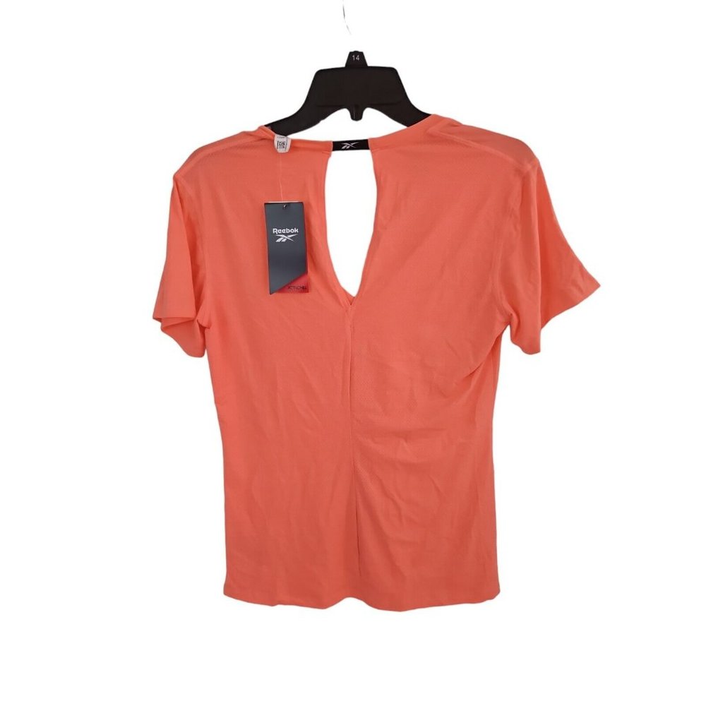 Reebok Women's Size Medium Coral Training Tops Shirt Gym Workout NEW - Picture 6 of 6